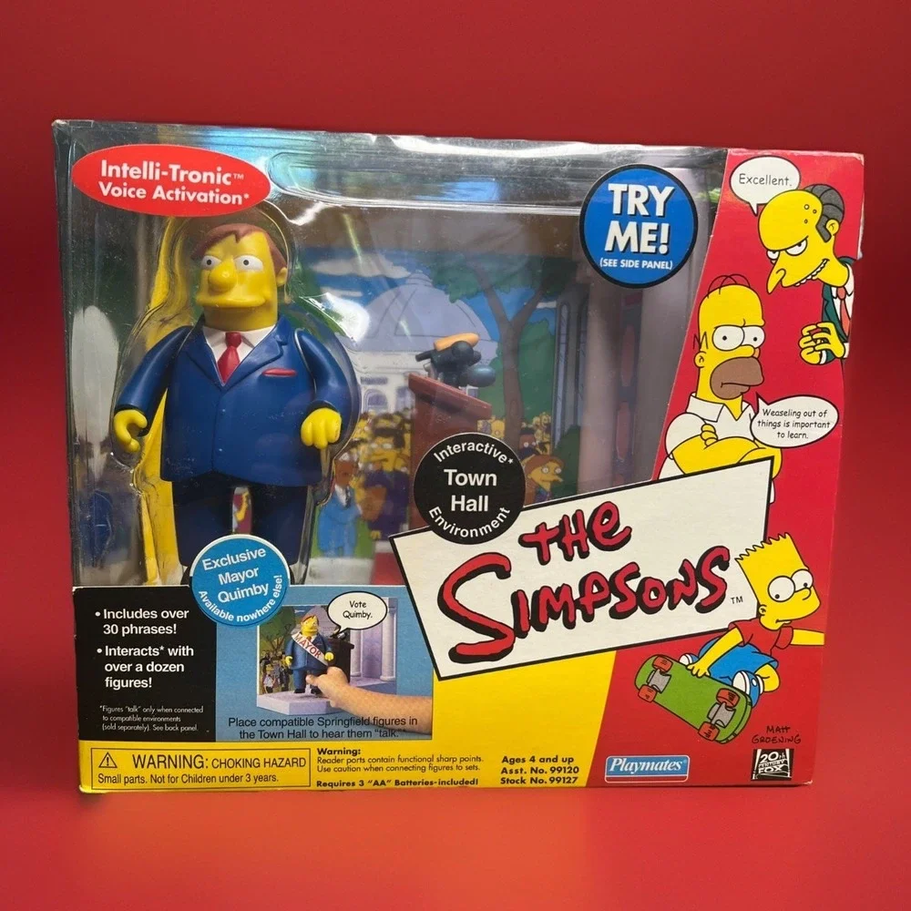 Simpsons World Of Springfield  Town Hall W/Exclusive Mayor‎ Quimby  NIB Works